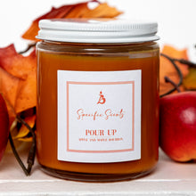 Load image into Gallery viewer, POUR UP the Vibes: Apple &amp; Maple Bourbon Soy Candle